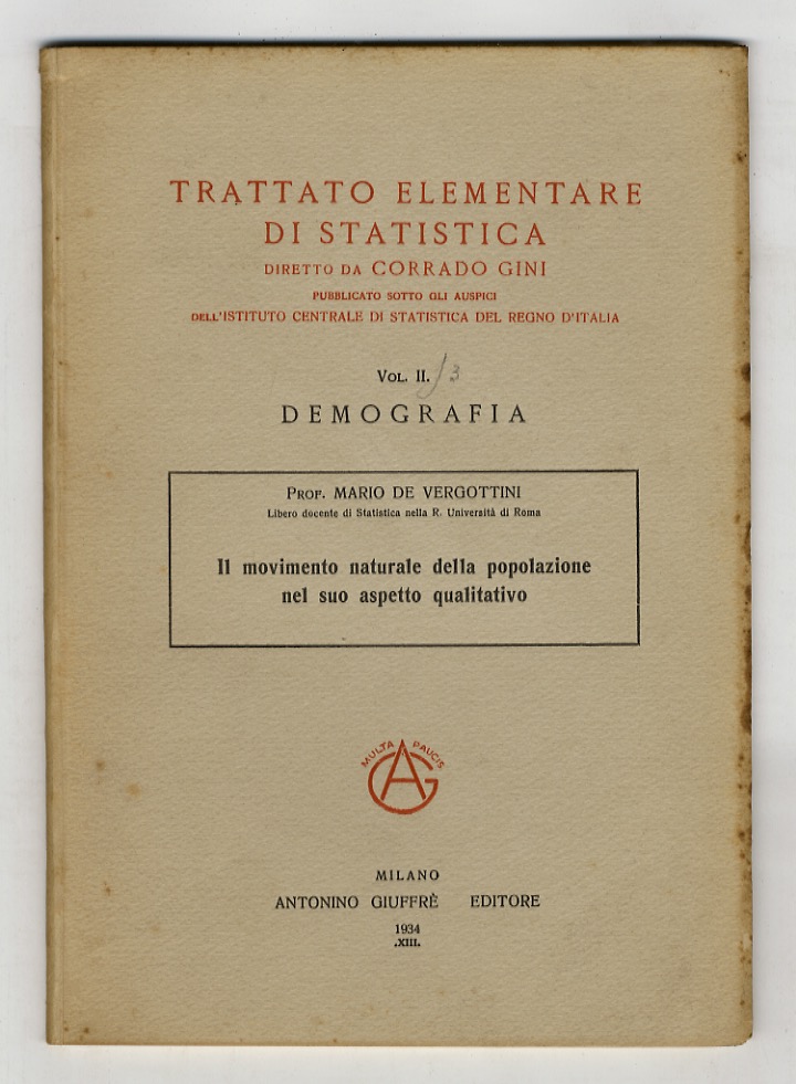 Il movimento naturale della popolazione nel suo aspetto qualitativo.