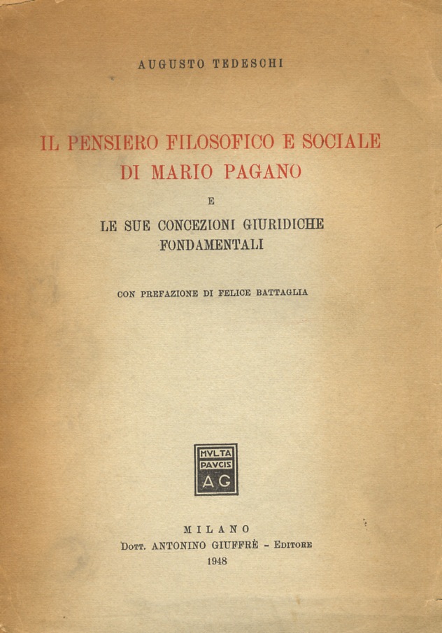 Il pensiero filosofico e sociale di Mario Pagano e le …