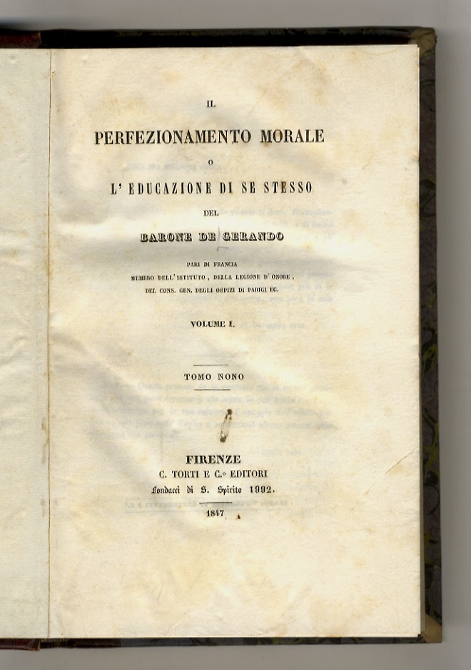 Il Perfezionamento Morale o l'Educazione di se stesso.