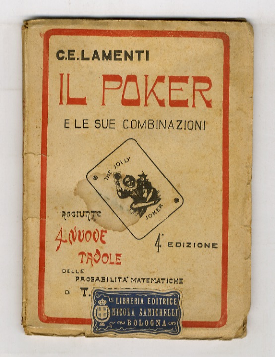 Il poker. Quarta edizione.