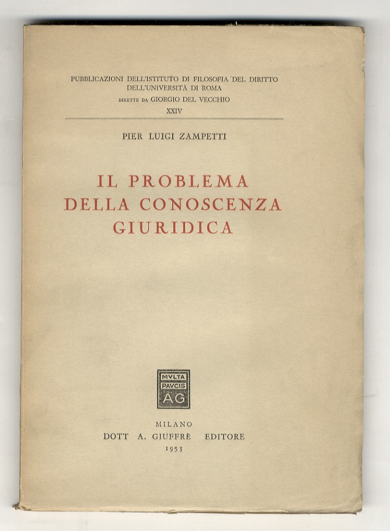 Il problema della conoscenza giuridica.