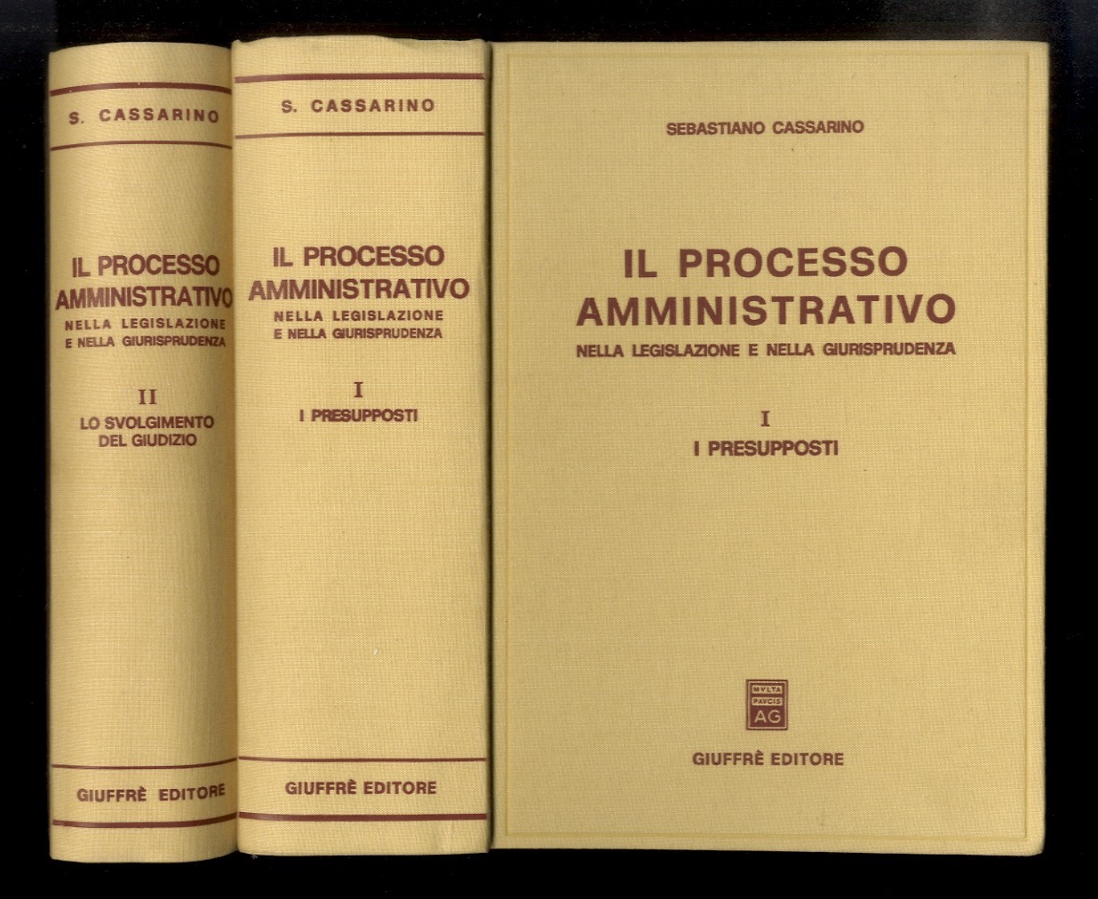Il processo amministrativo nella legislazione e nella giurisprudenza. [.] I: …