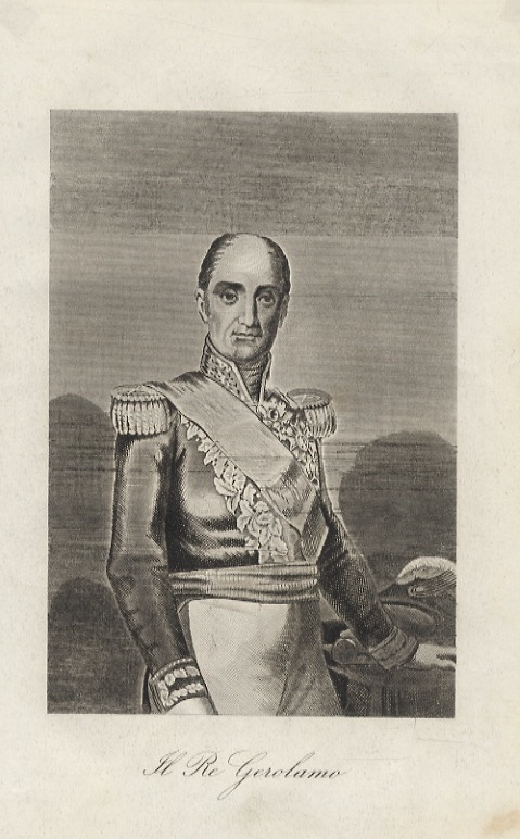 Il Re Gerolamo. (Ritratto in età matura: in piedi, a …