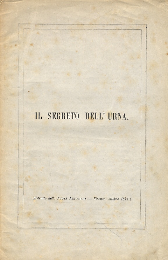 Il segreto dell'urna.