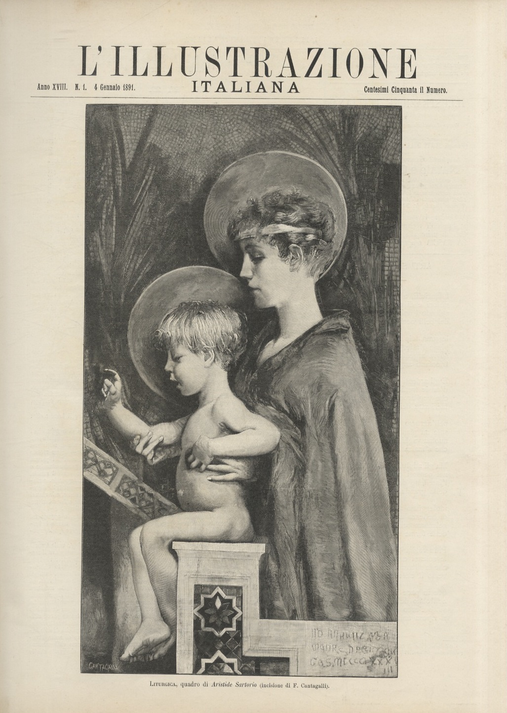 ILLUSTRAZIONE (L') Italiana. Rivista settimanale degli avvenimenti e personaggi contemporanei …