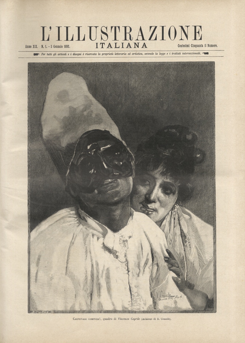 ILLUSTRAZIONE (L') Italiana. Rivista settimanale degli avvenimenti e personaggi contemporanei …