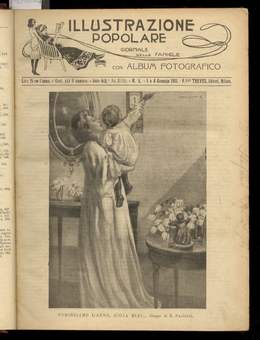 Illustrazione Popolare. Giornale per le famiglie. Con album fotografico. Gerente: …