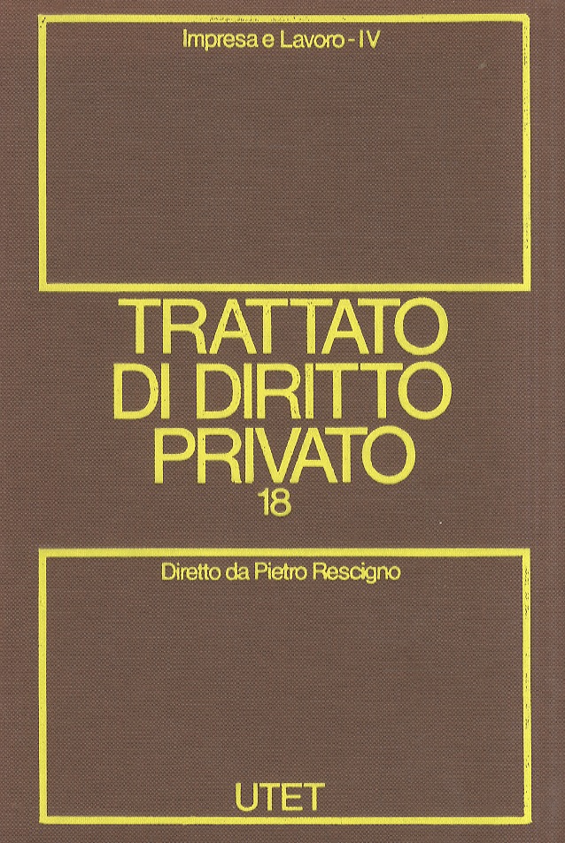 impresa e lavoro. Tomo IV.