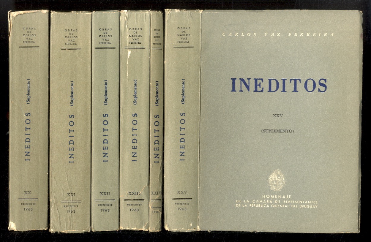 Ineditos XX [- ineditos XXV]. (Suplemento).