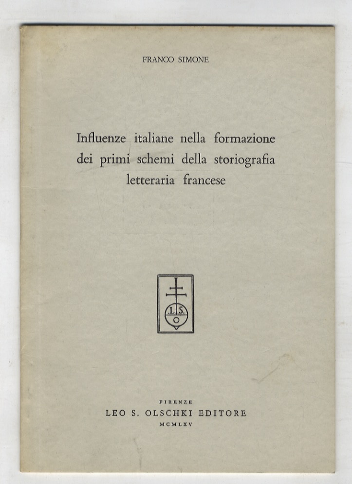 Influenze italiane nella formazione dei primi schemi della storiografia letteraria …