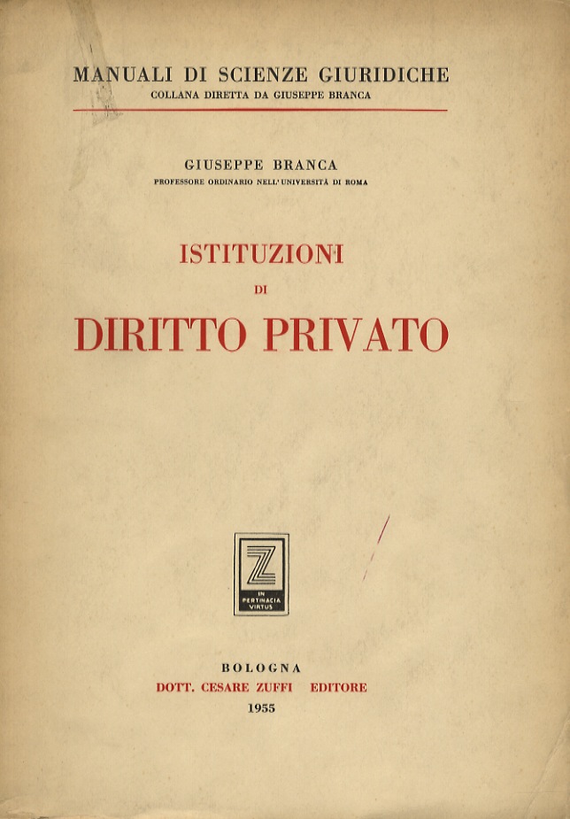 Istituzioni di diritto privato.