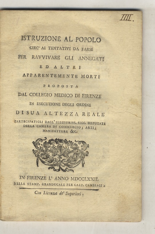 Istruzione al popolo circ'ai tentativi da farsi per ravvivare gli …