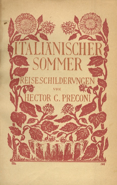 Italiänischer Sommer. Reiseschilderungen.