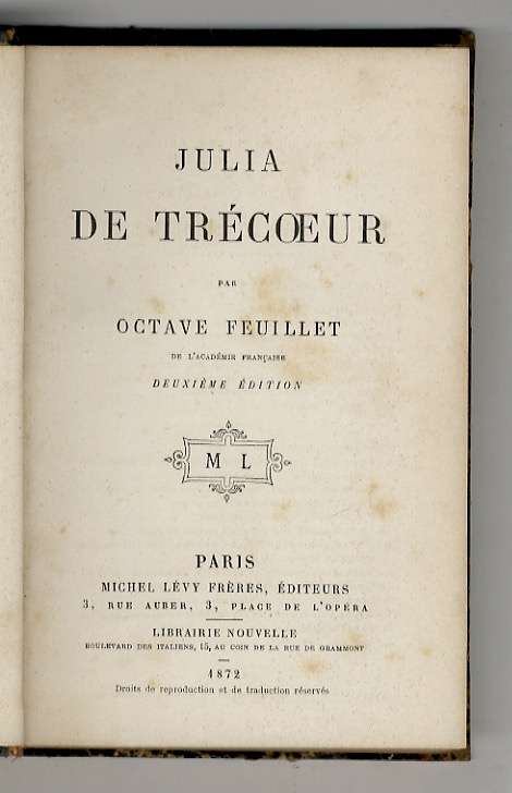 Julia de Trécoeur - Circé. 2ème édition.