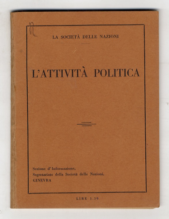 L'attività politica.