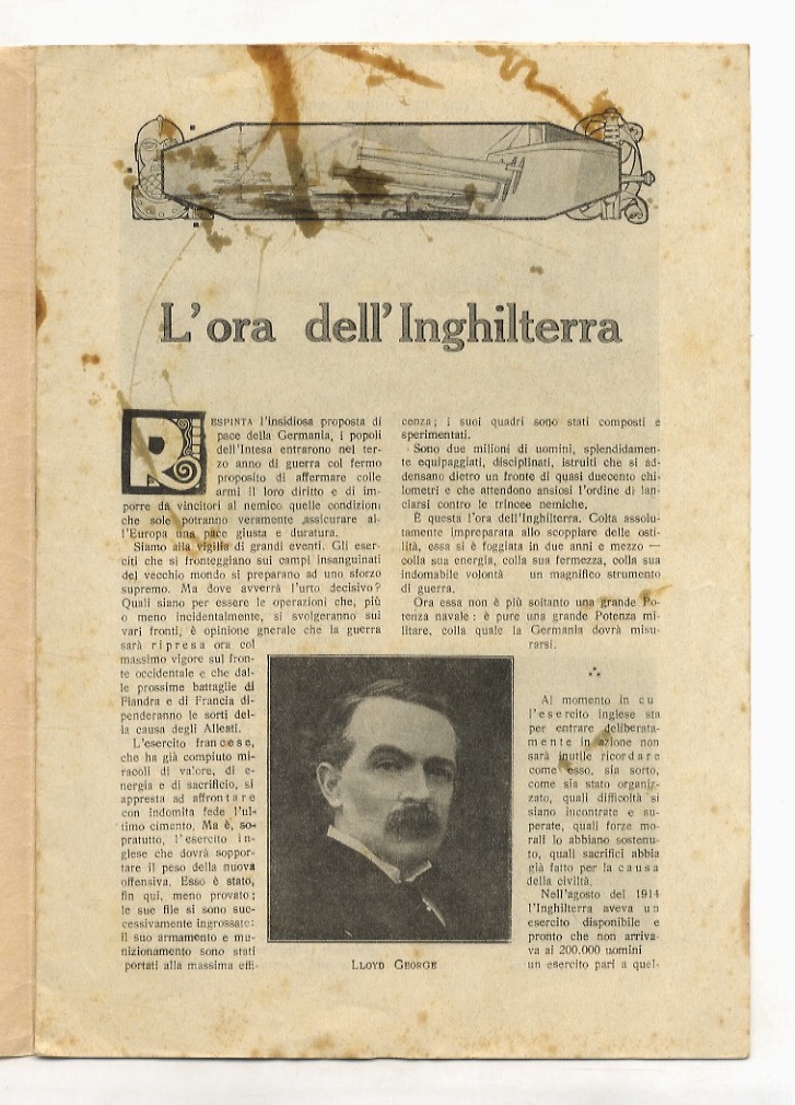 L'ora dell'Inghilterra.