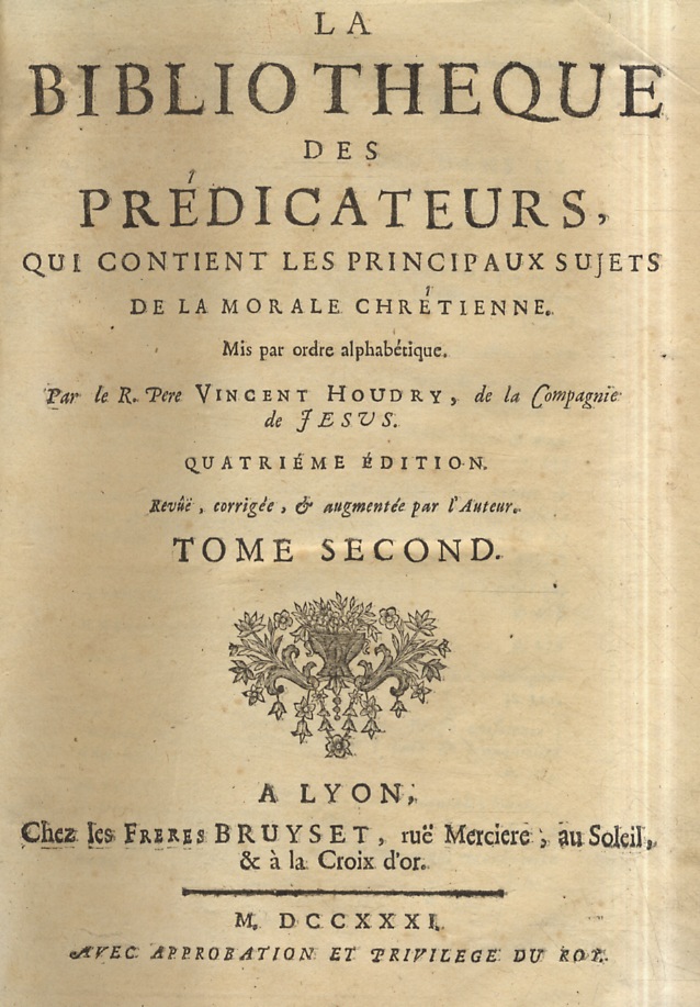 La bibliothèque des predicateurs, qui contient les principaux sujets de …