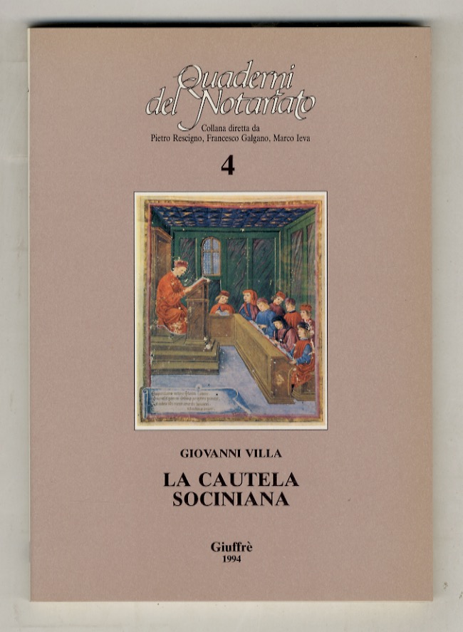 La cautela sociniana.