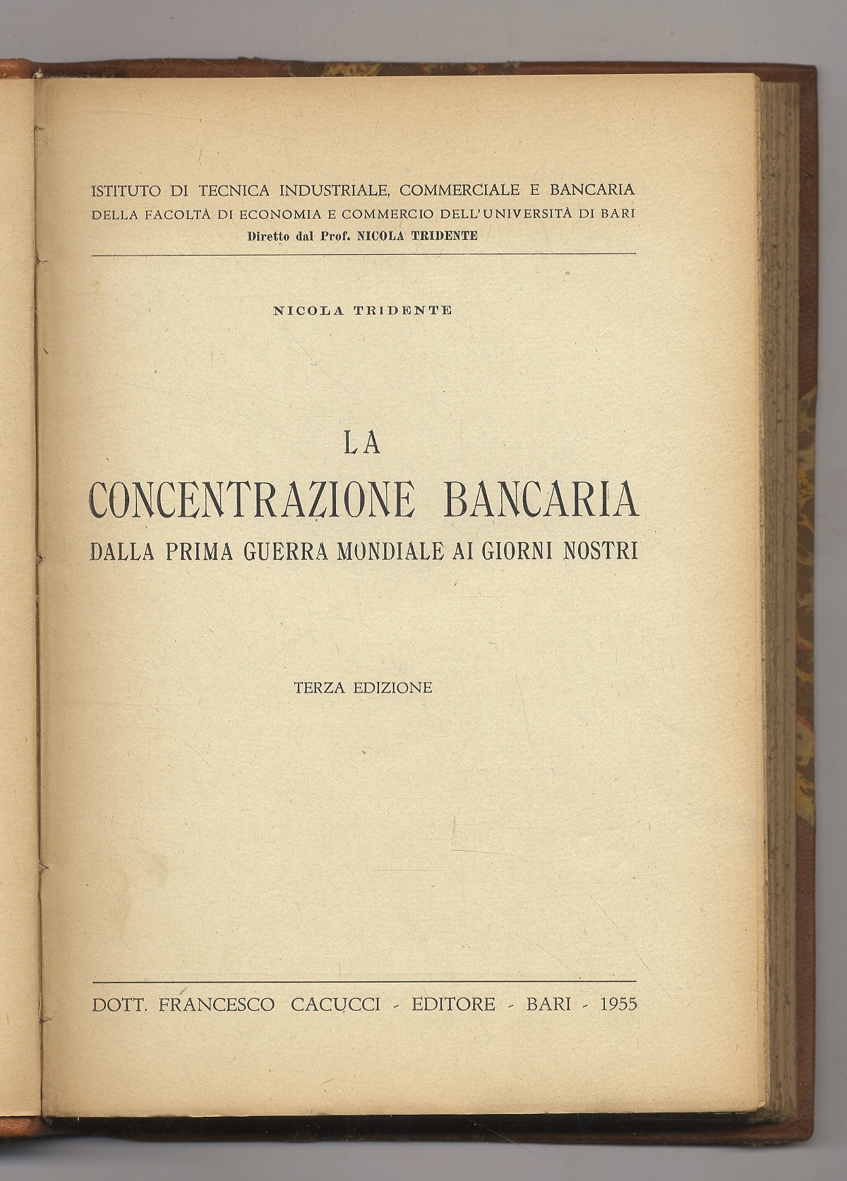 La concentrazione bancaria dalla prima guerra mondiale ai giorni nostri. …