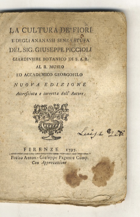 La cultura de' fiori e degli ananassi senza stufa del …
