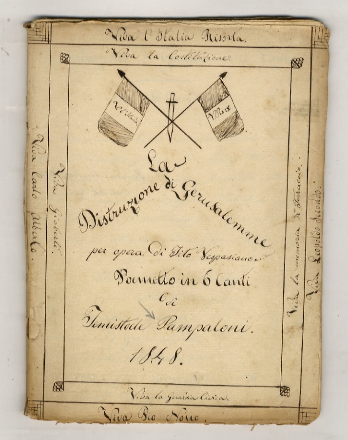 La distruzione di Gerusalemme per opera di Tito Vespasiano. Poemetto …