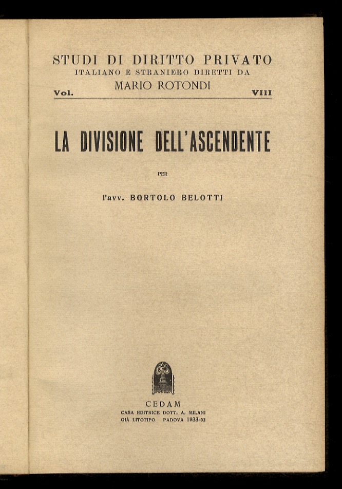 La divisione dell'ascendente.