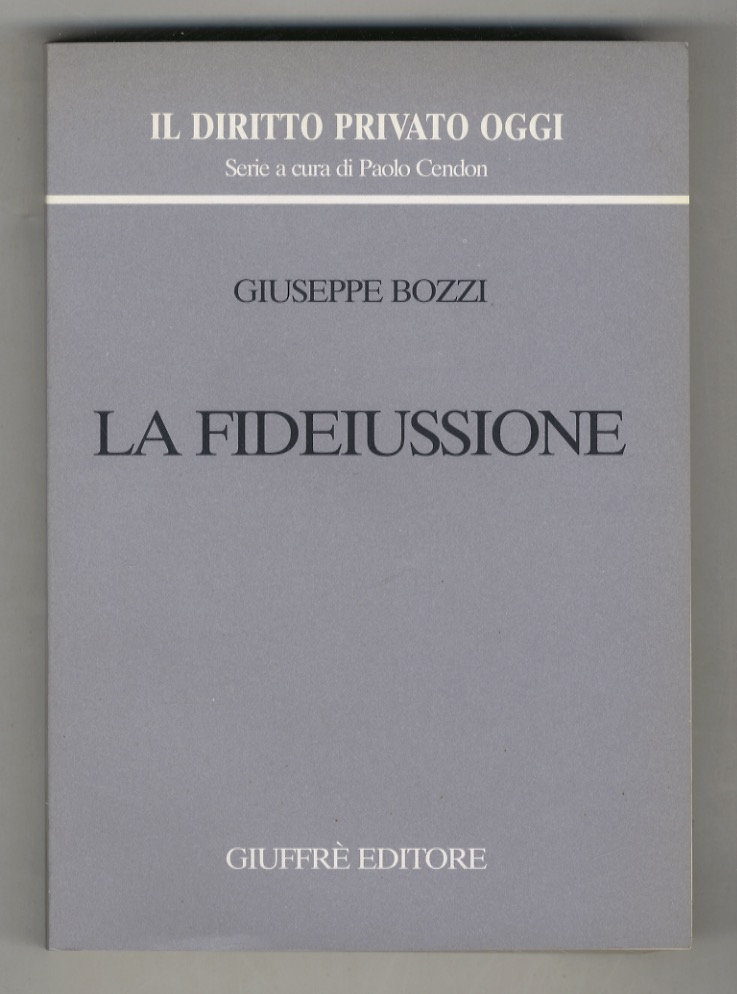 La fideiussione.