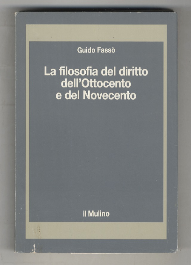 La filosofia del diritto dell'Ottocento e del Novecento.