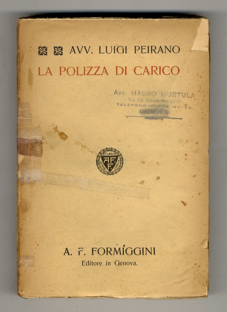 La polizza di carico.