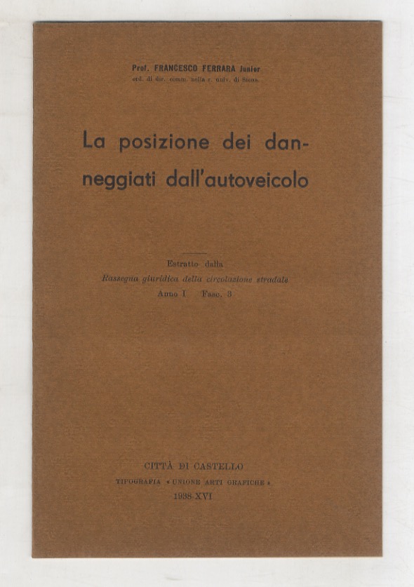 La posizione dei danneggiati dall'autoveicolo.