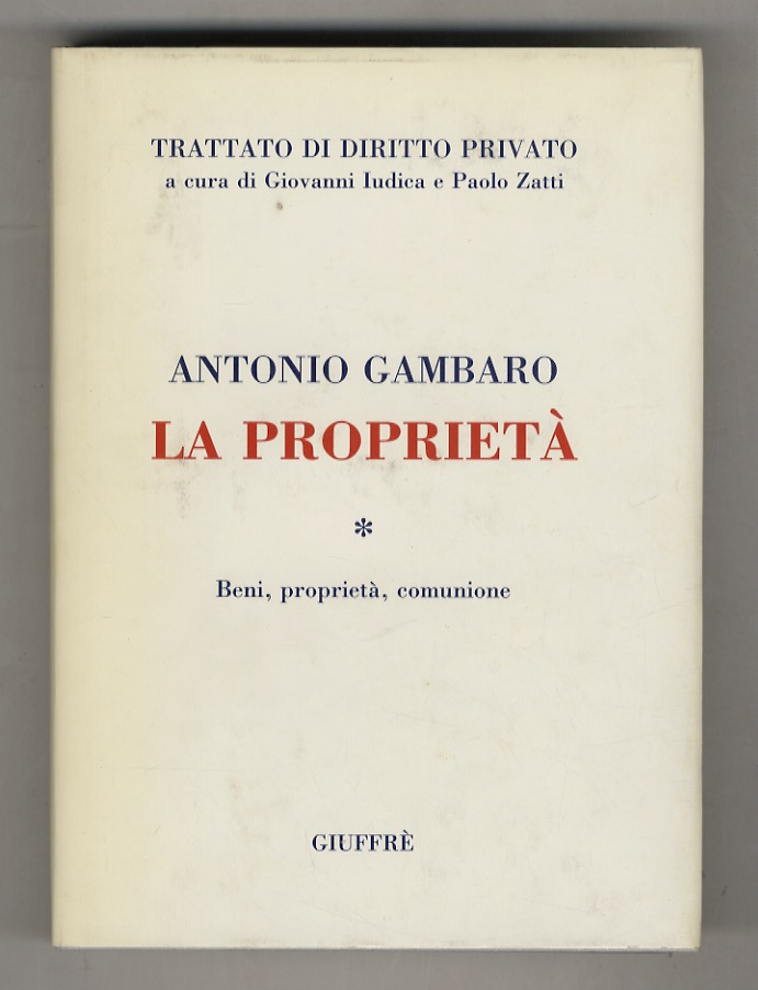 La proprietà. Beni, proprietà, comunione.