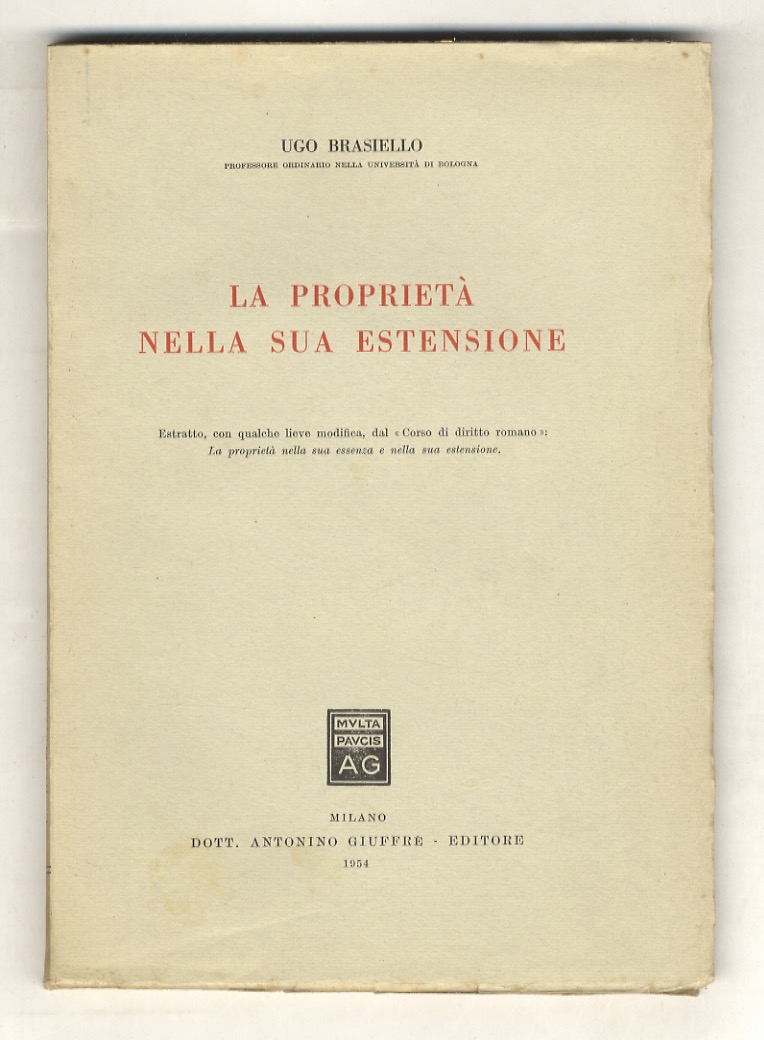 La proprietà nella sua estensione.