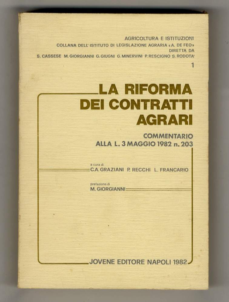 La riforma dei contratti agrari. Commentario alla L. 3 maggio …