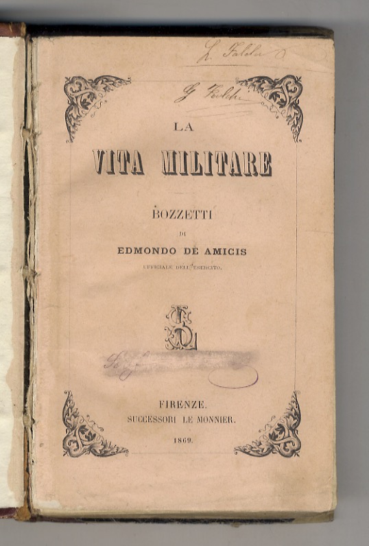 La Vita Militare. Bozzetti.