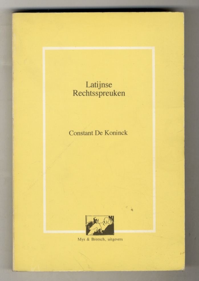 Latijnse Rechtsspreuken.