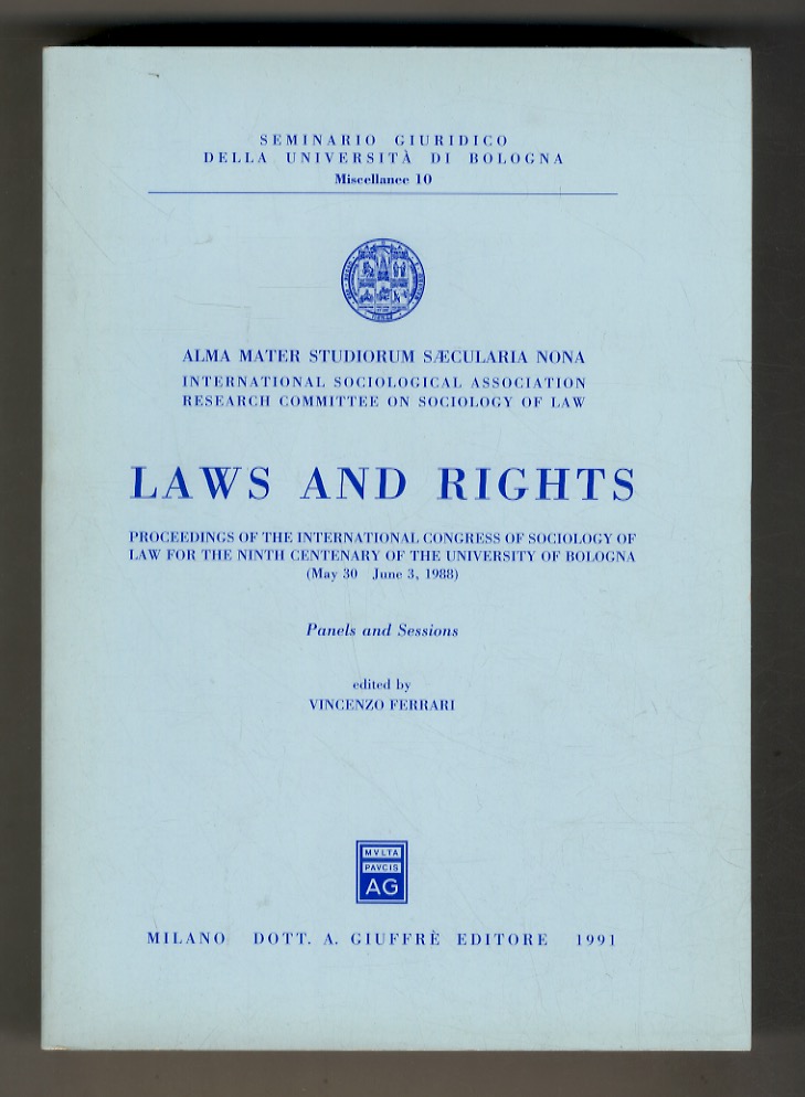Laws and rights. Proceedings of the International Congress of Sociology …