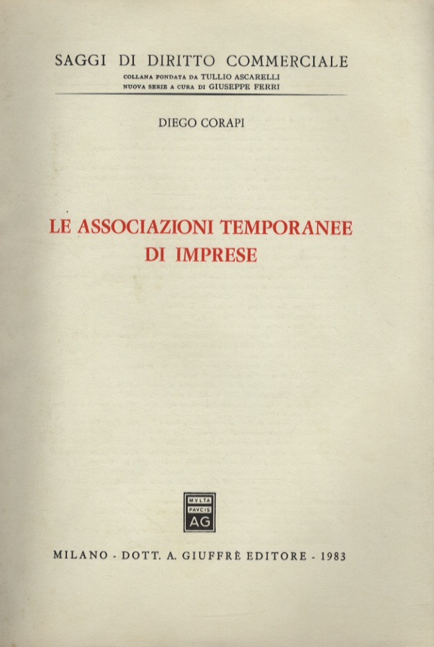 Le associazioni temporanee di imprese.