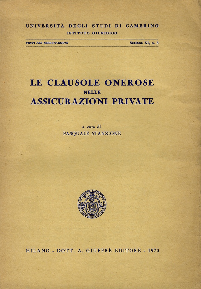 Le clausole onerose nelle assicurazioni private.