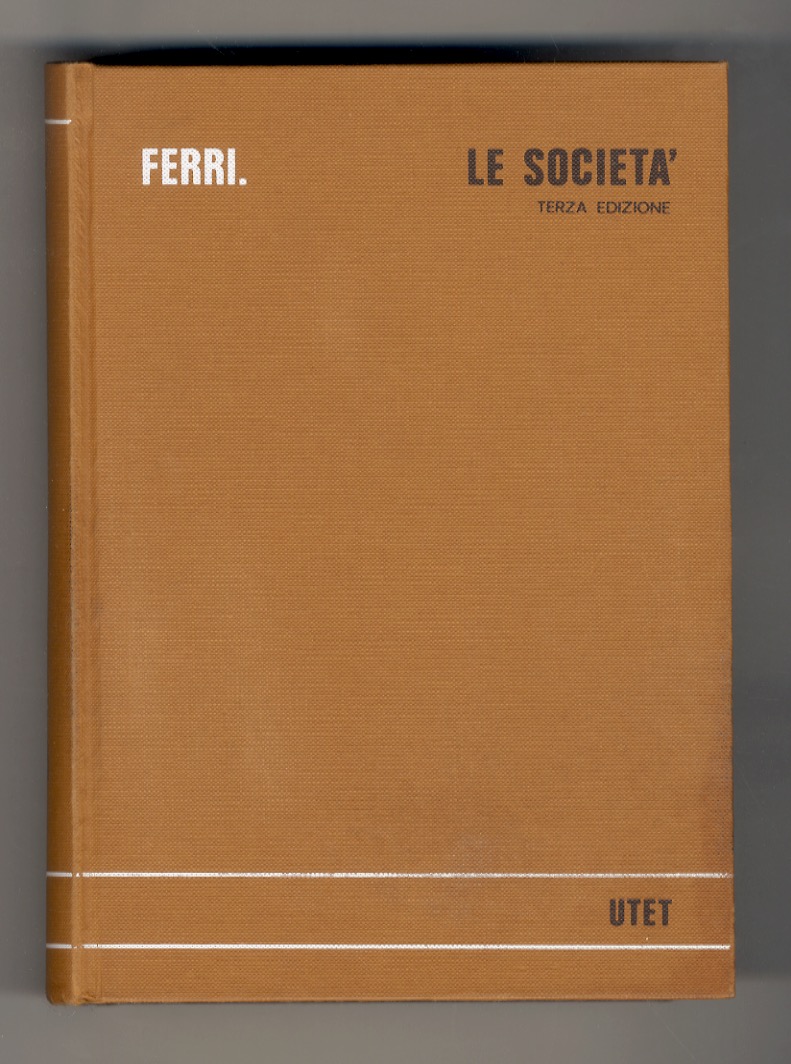 Le società. Terza edizione.