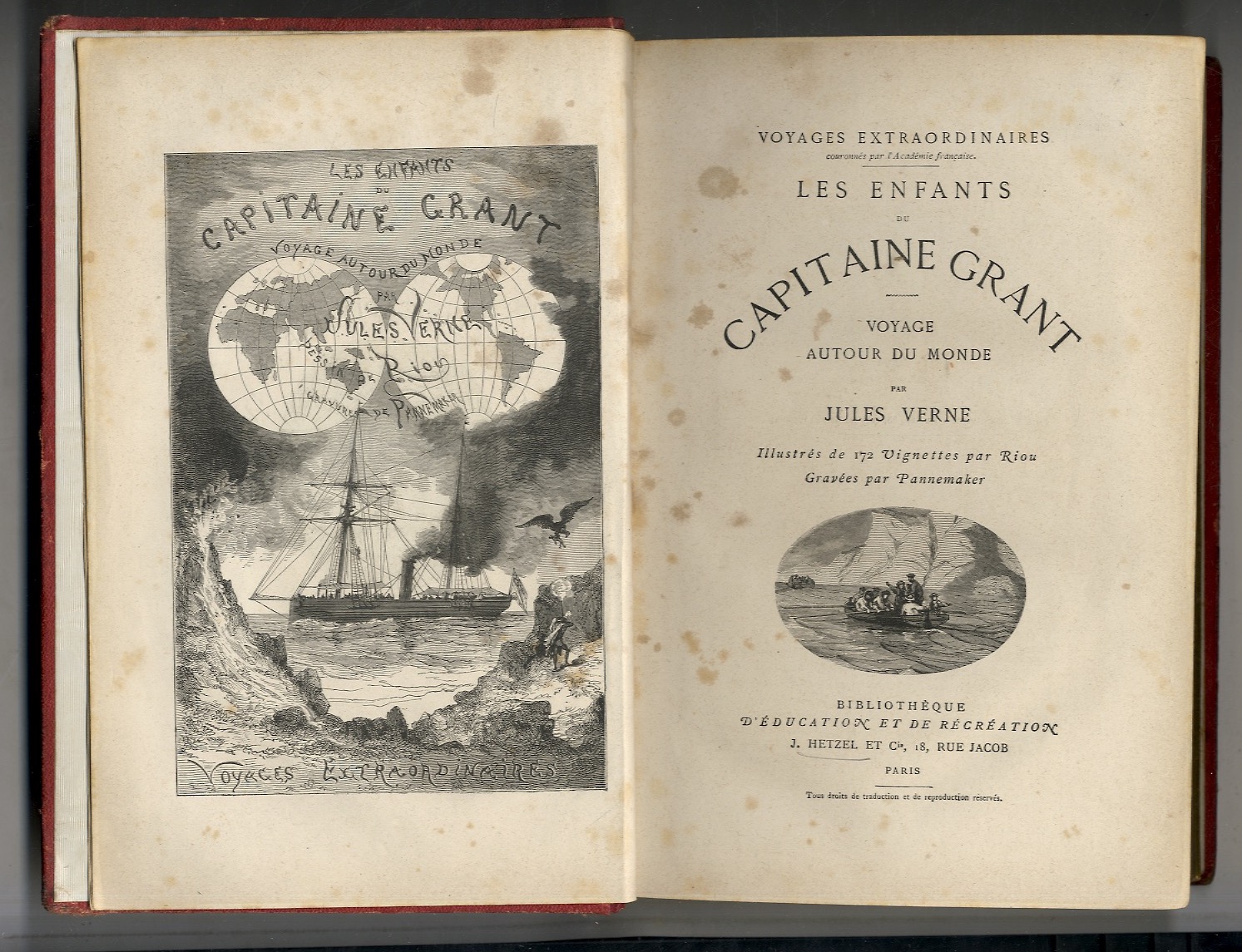 Les Enfants de Capitaine Grant. Voyage atour du monde par …