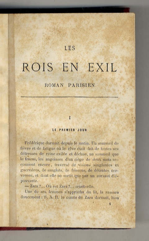 [Les rois en exil. Roman parisien].