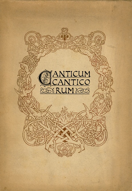 LIBER Canticum Canticorum Salomonis. Donatello Bramanti flo[rentinus] manuscripsit atque ornavit. …