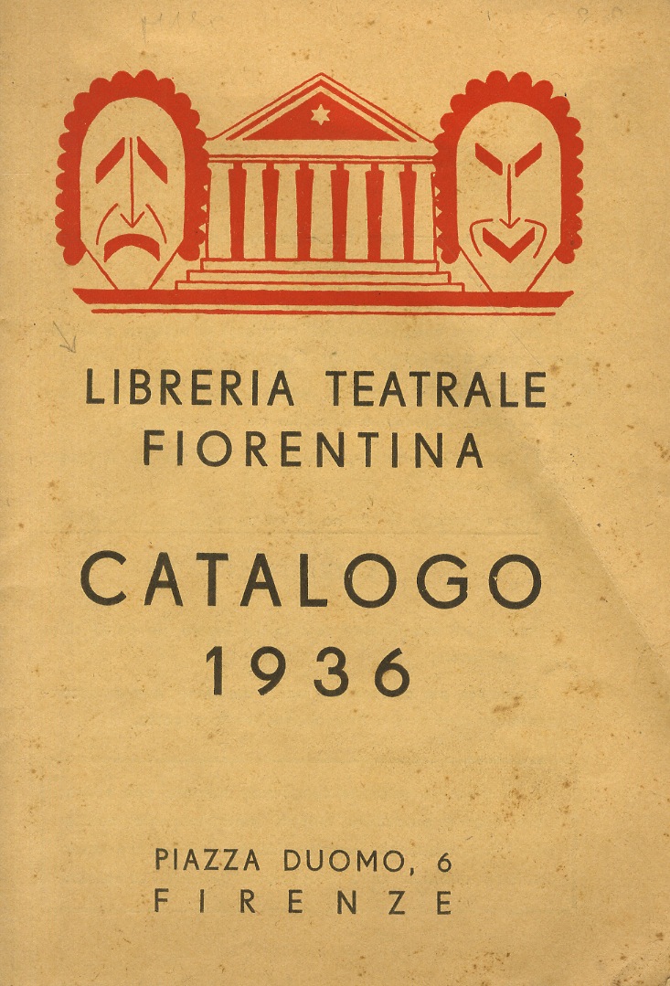 Libreria Teatrale Fiorentina. Catalogo 1936.