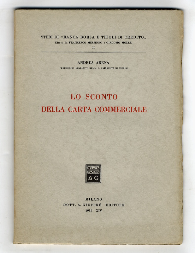 Lo sconto della carta commerciale.