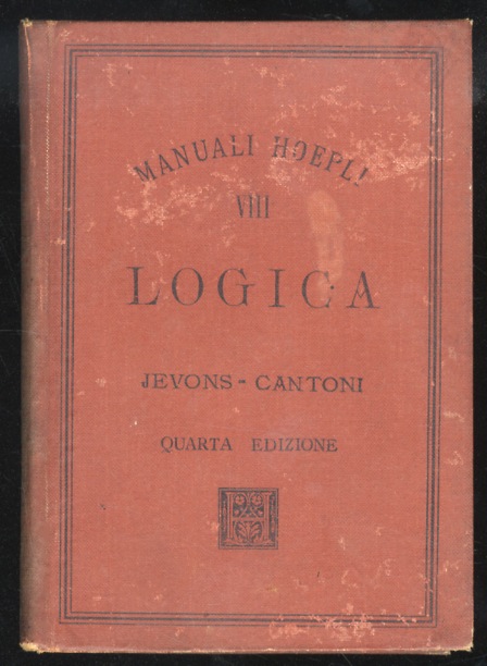 Logica. Traduzione di C. Cantoni. Con 15 incisioni. Quarta edizione.