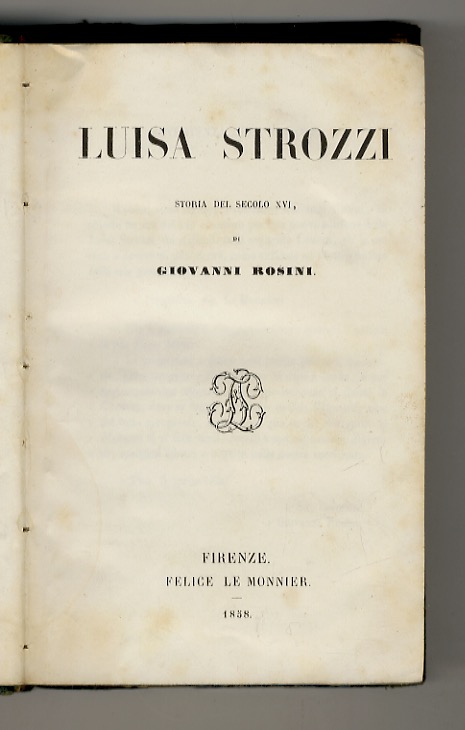 Luisa Strozzi. Storia del secolo XVI.