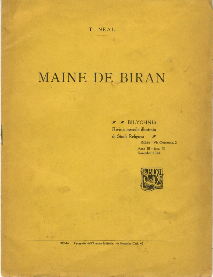 Maine de Biran.