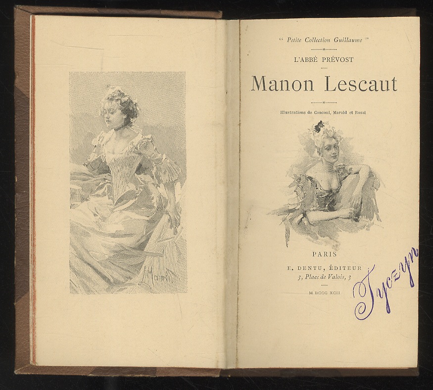 Manon Lescaut. Illustrations de Conconi, Marold et Rossi.
