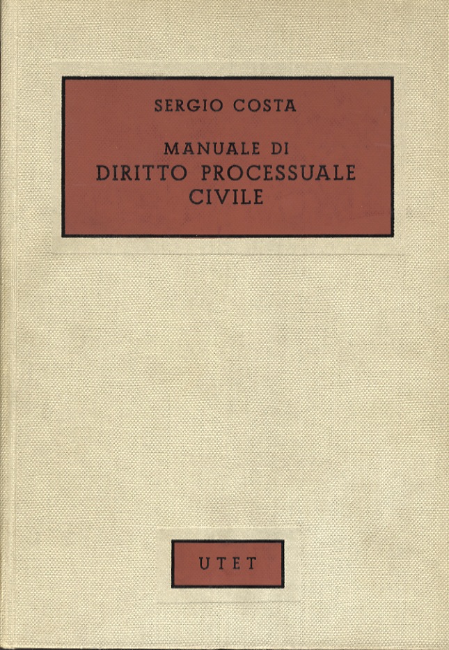 Manuale di diritto processuale civile. Quarta edizione riveduta e aggiornata.