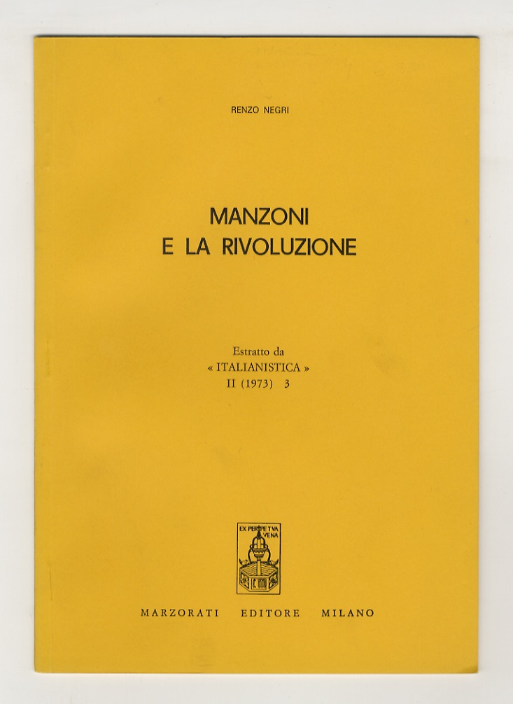 Manzoni e la rivoluzione.